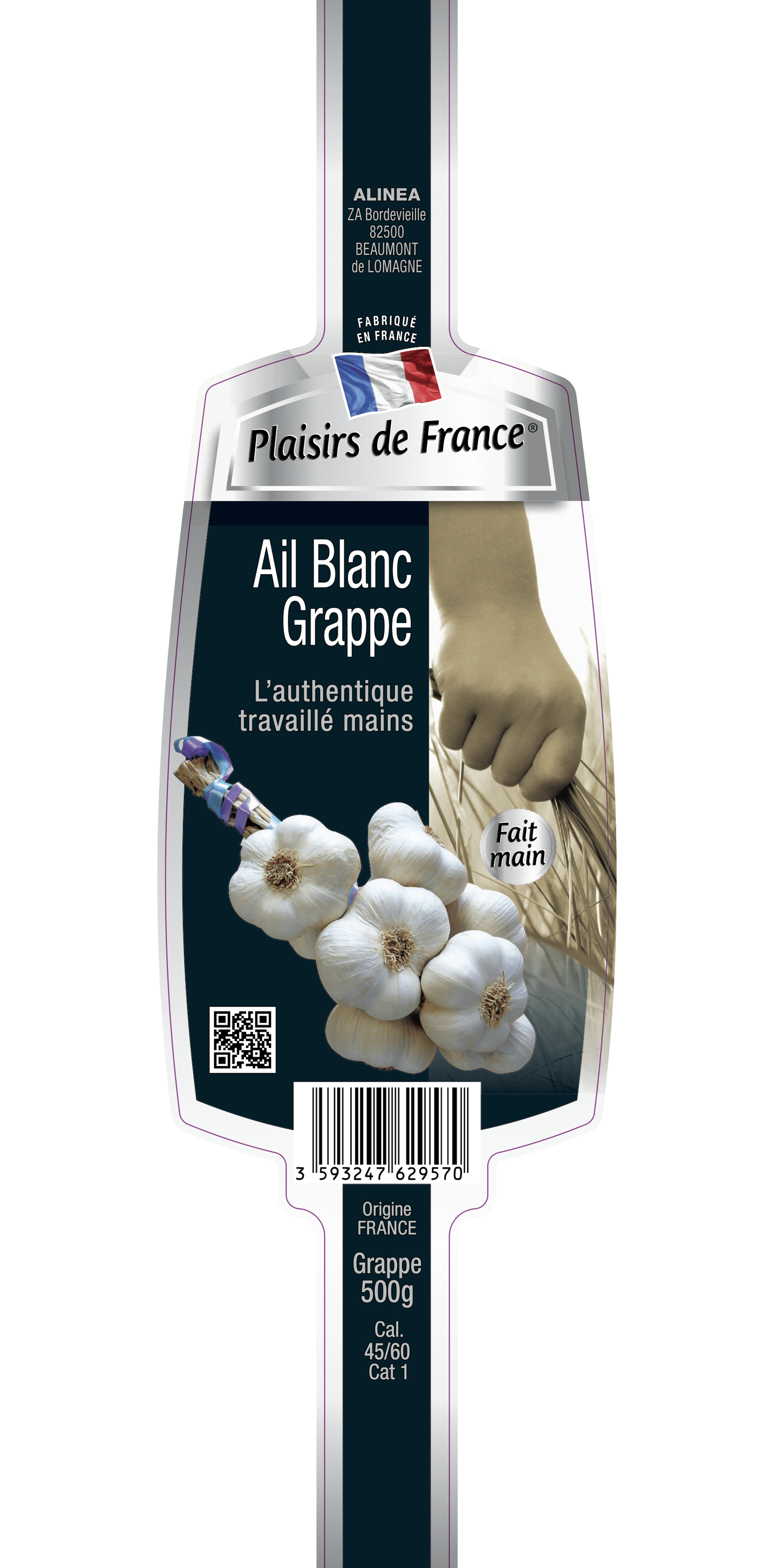 Etiquette AIL BLANC GRAPPE 500g PDF